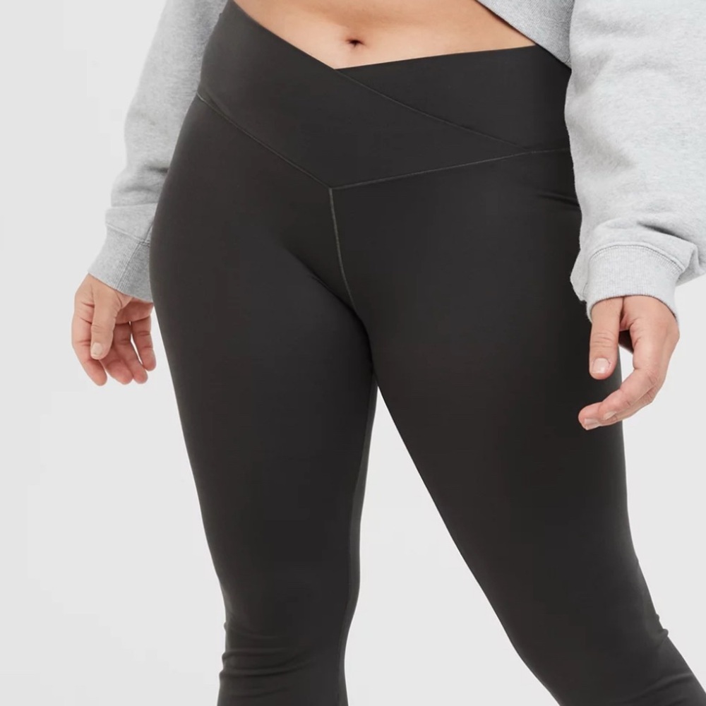 Gray Flare Leggings Offline by Aerie | L